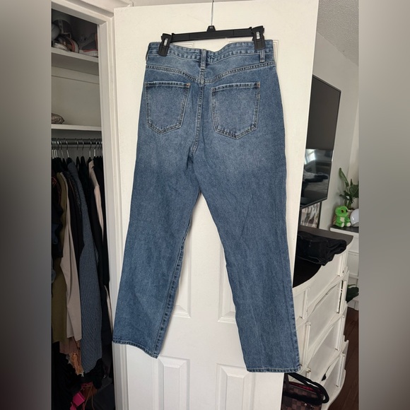 Distressed Blue Jeans - Picture 2 of 2